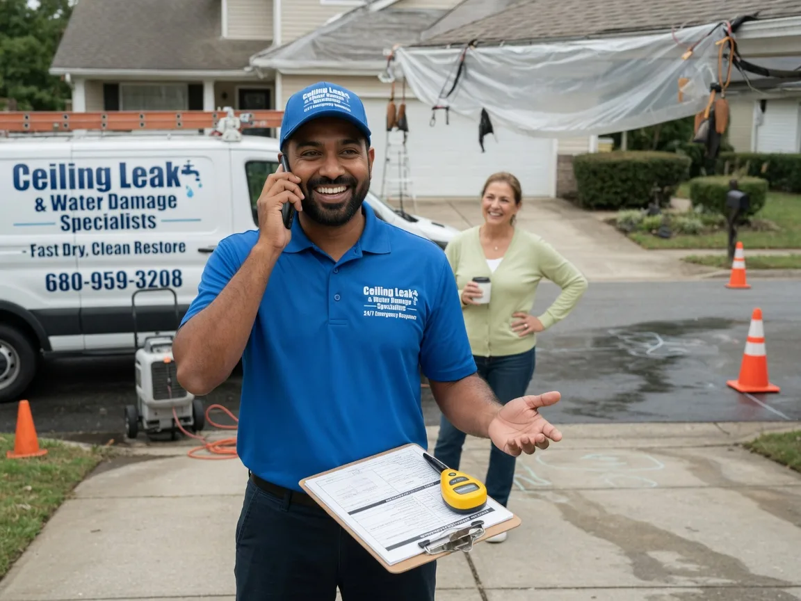 Ceiling Leak Cleanup Slippery Rock, PA FAQs
